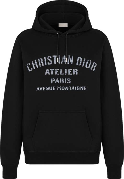 dior hoodie man|christian Dior atelier hoodie.